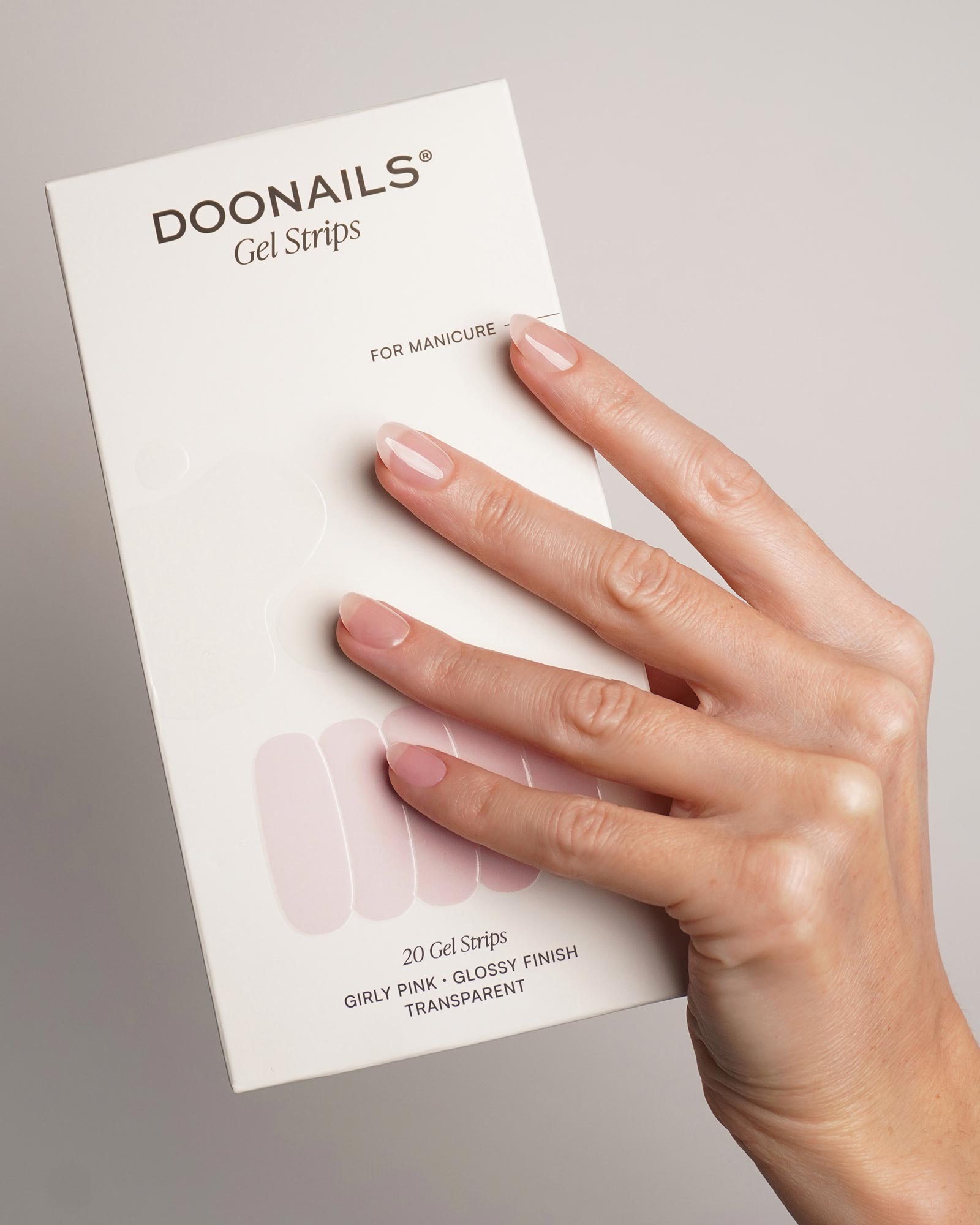 Girly Pink Gel Strips - Doonails US