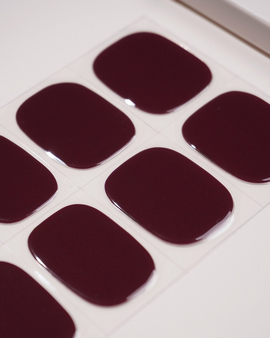 Plum Purple Pedicure Gel Strips - Doonails US