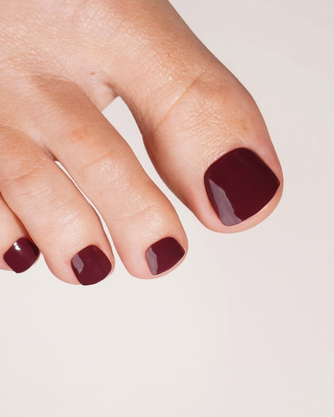 Plum Purple Pedicure Gel Strips - Doonails US