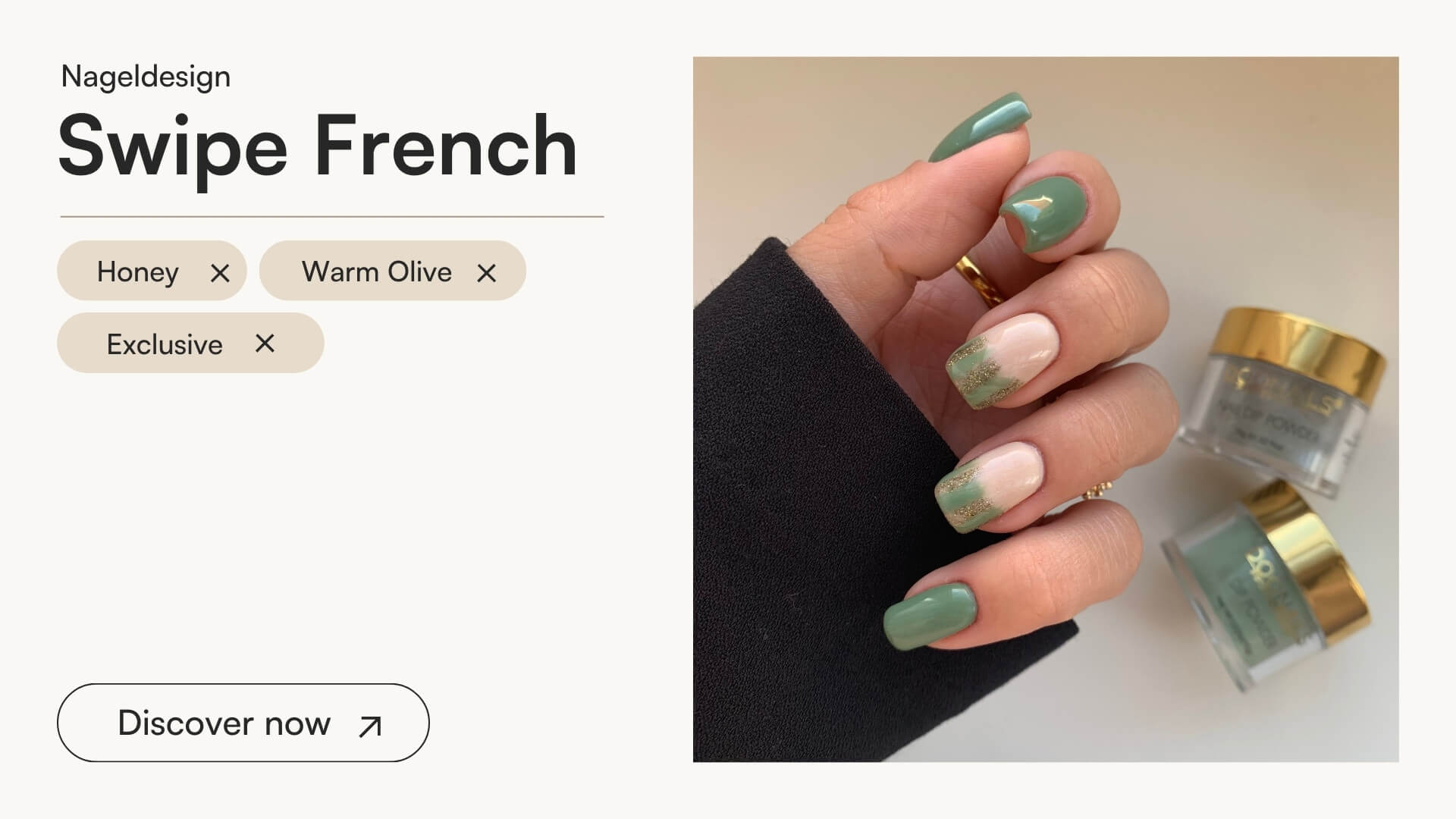 Premium Photo | Hands of a young woman with green olive matte nails on a  light gray background. manicure, pedicure beauty salon concept. copy space  for text or logo. gel polish and