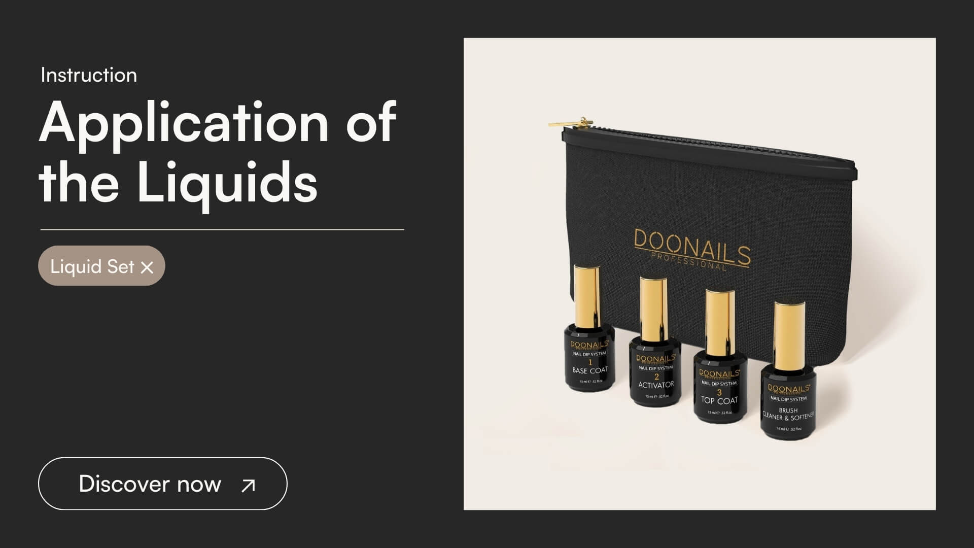 Application of the liquids - Doonails US