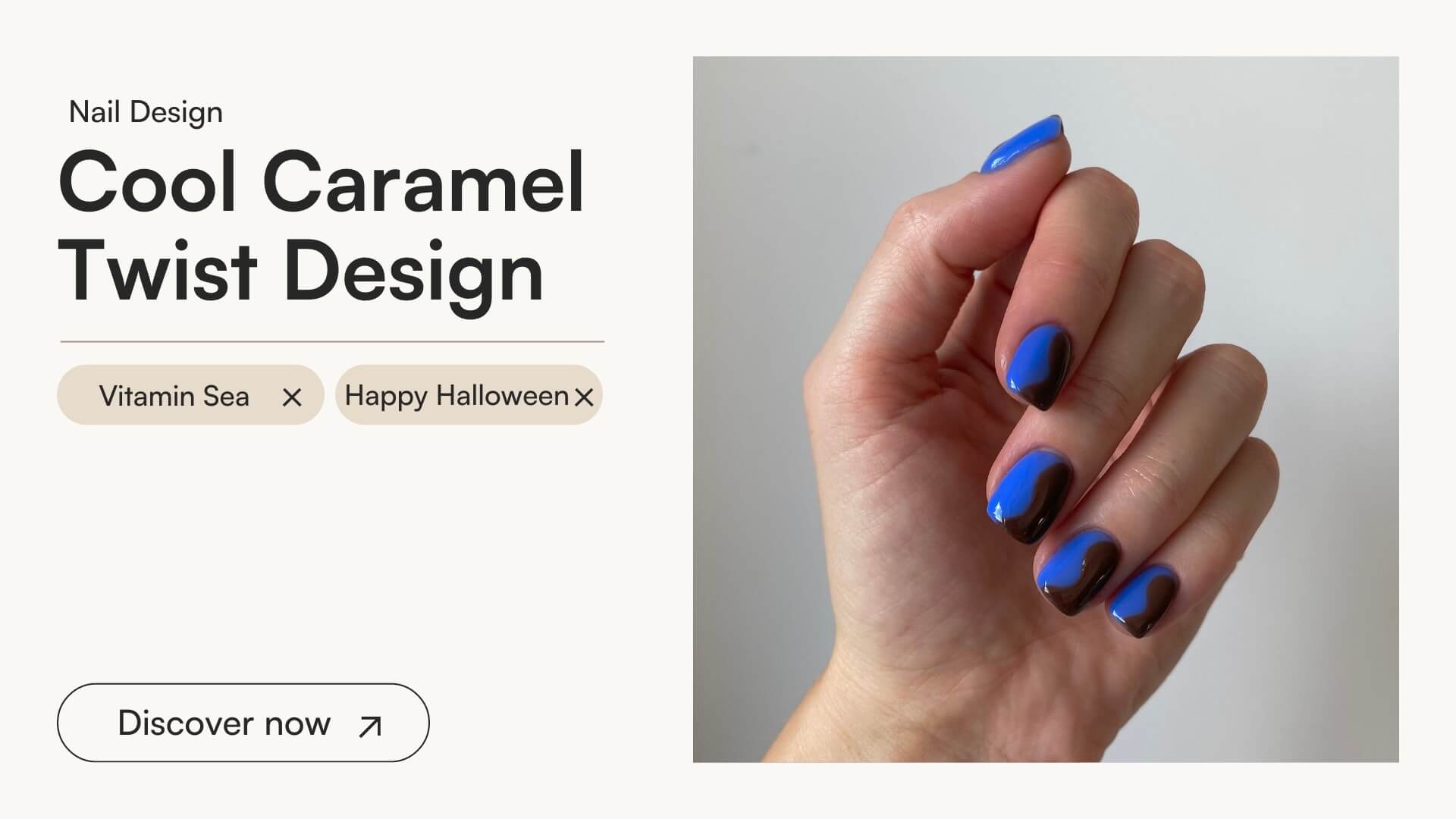 Cool Caramel Twist Design - Doonails US