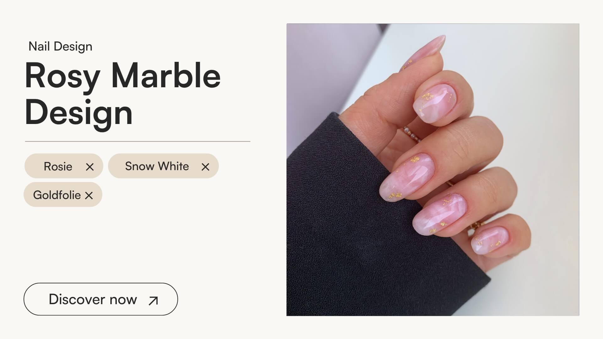 Rosy Marble Design - Doonails US