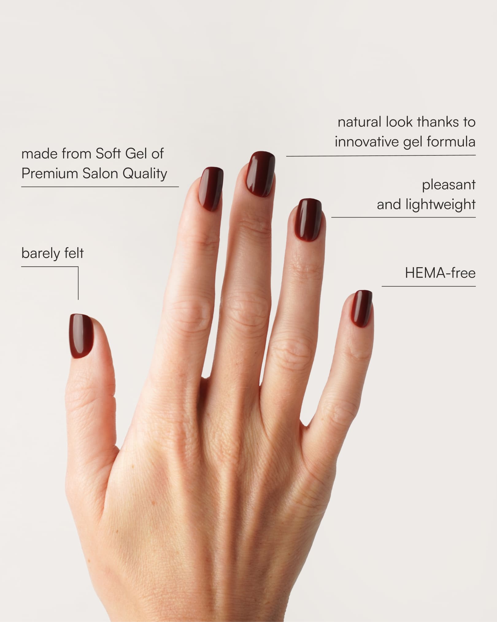 Love Paris Short Square Soft Gel Press Ons