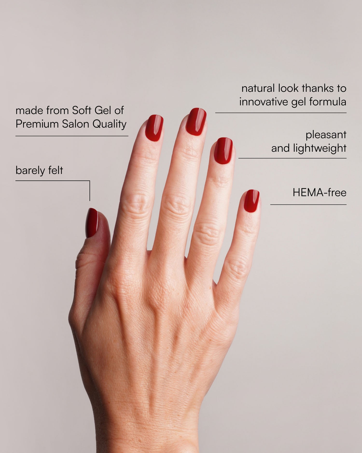 Mon Cheri Extra Short Square Soft Gel Press Ons