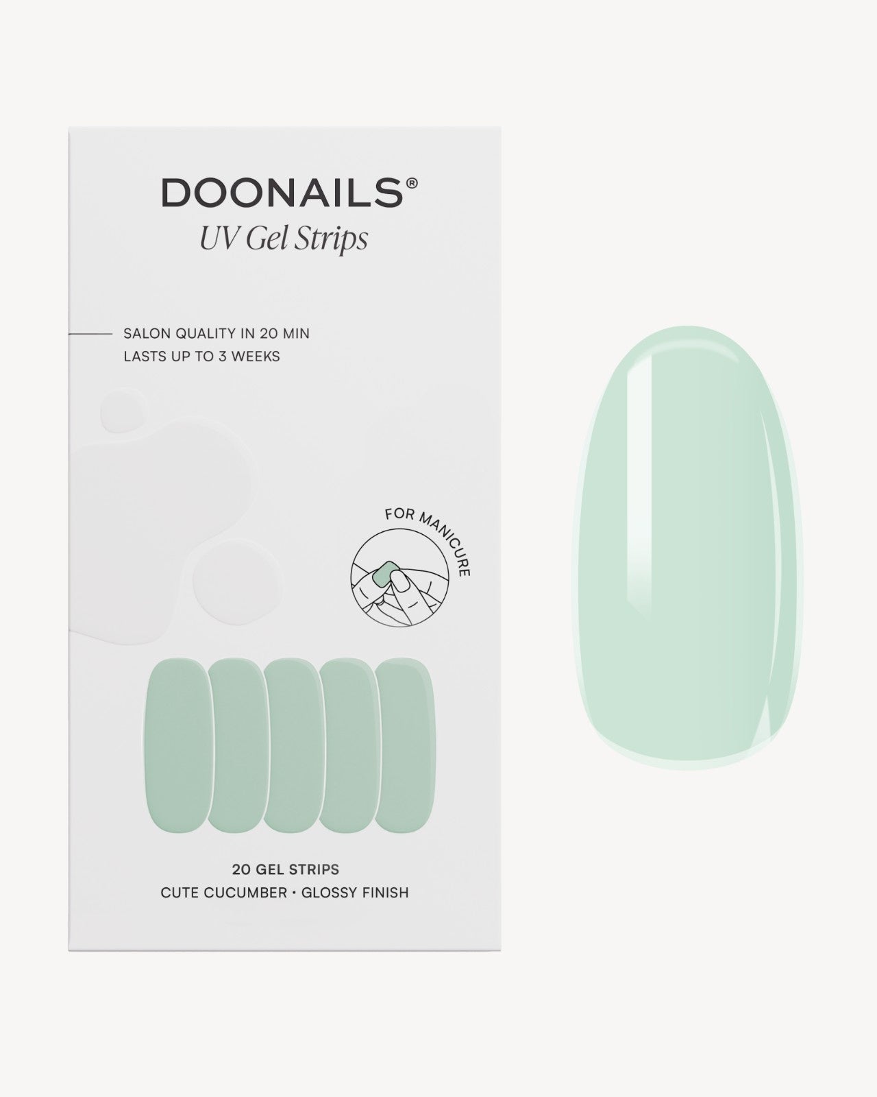 Cute Cucumber Gel Strips - Doonails US
