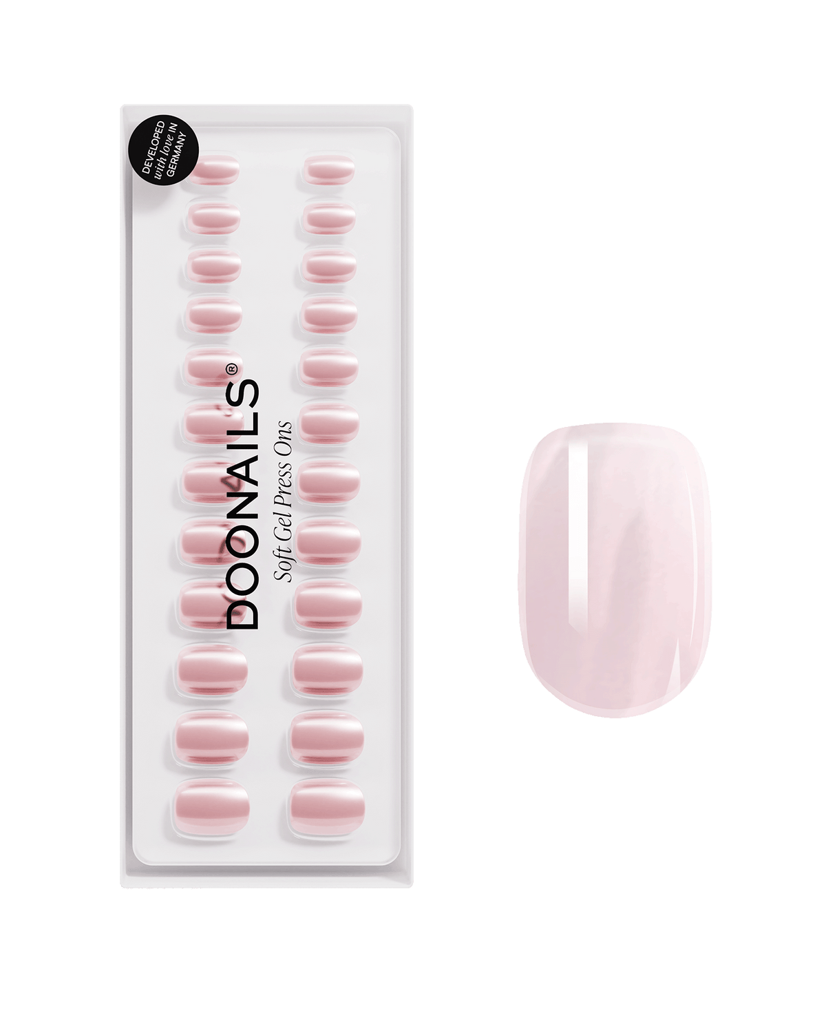 Jetset Extra Short Square Soft Gel Press Ons