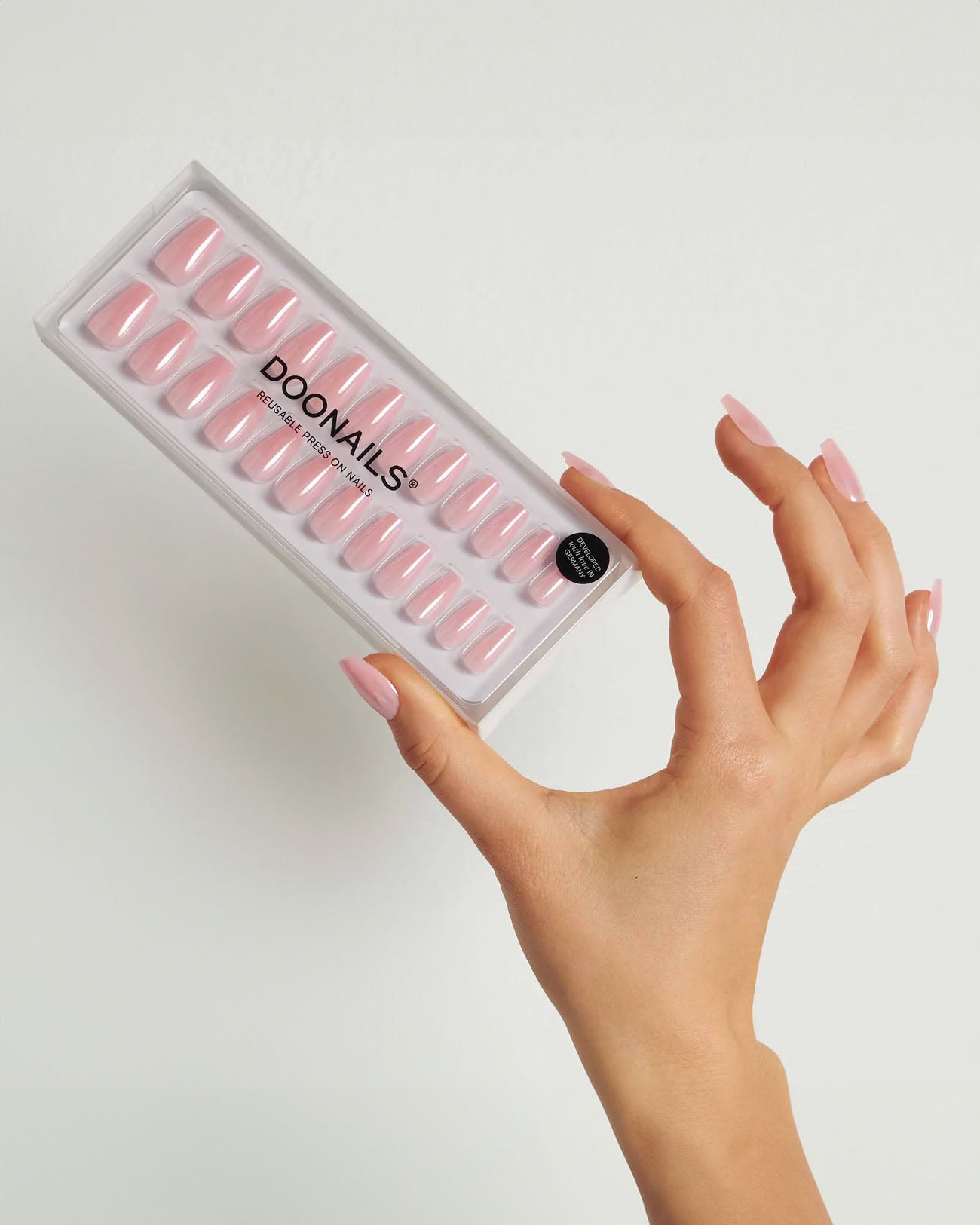 Jetset Short Coffin Soft Gel Press Ons - Doonails US