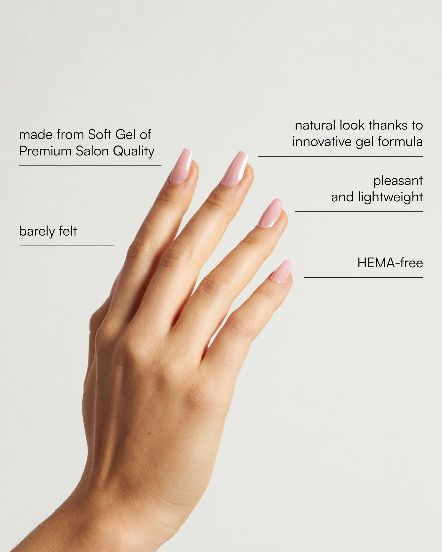 Jetset Short Coffin Soft Gel Press Ons - Doonails US