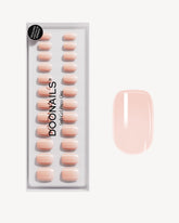Latte Short Square Soft Gel Press Ons - Doonails US