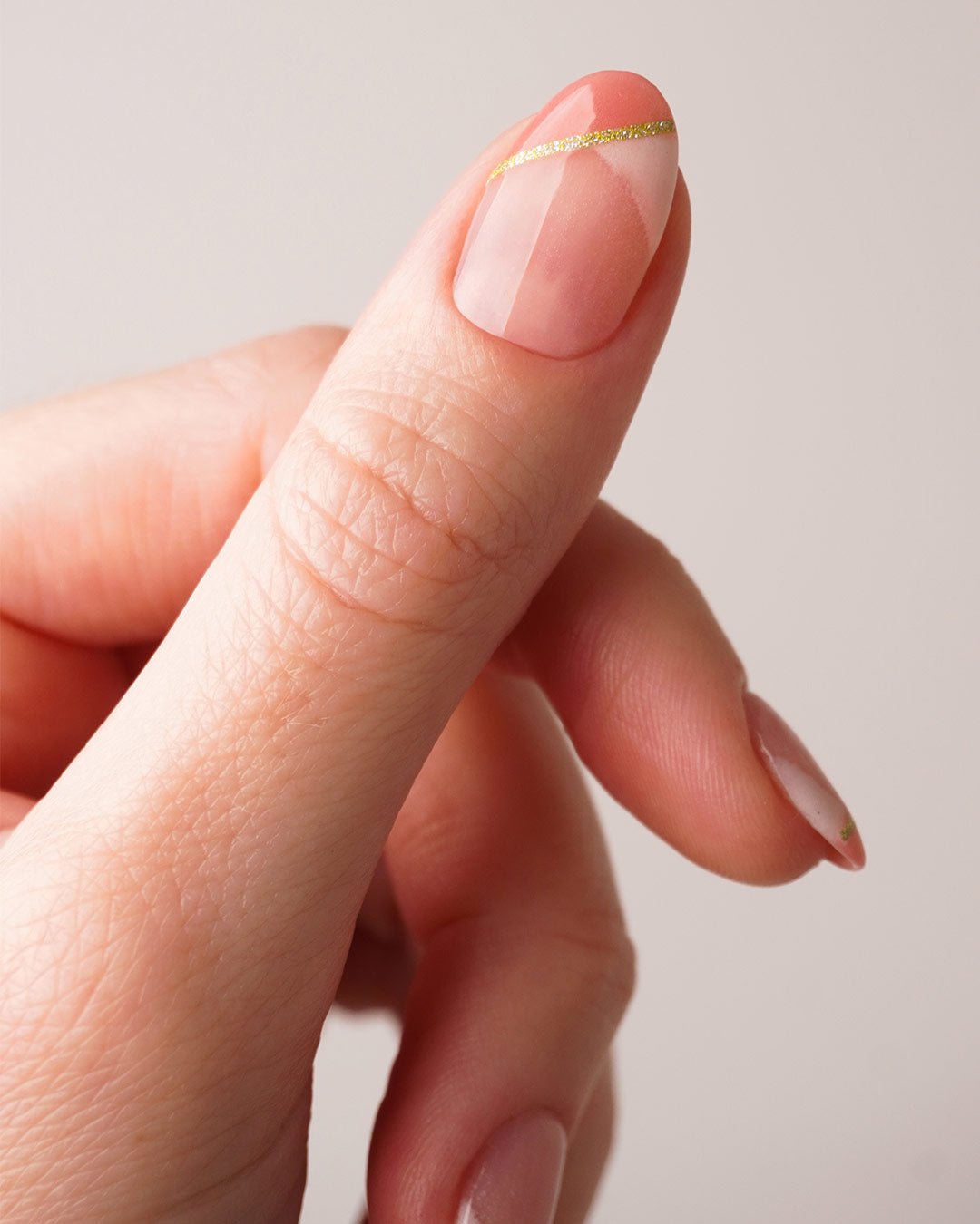 Lines Stickers - Gold Glitter - Doonails US