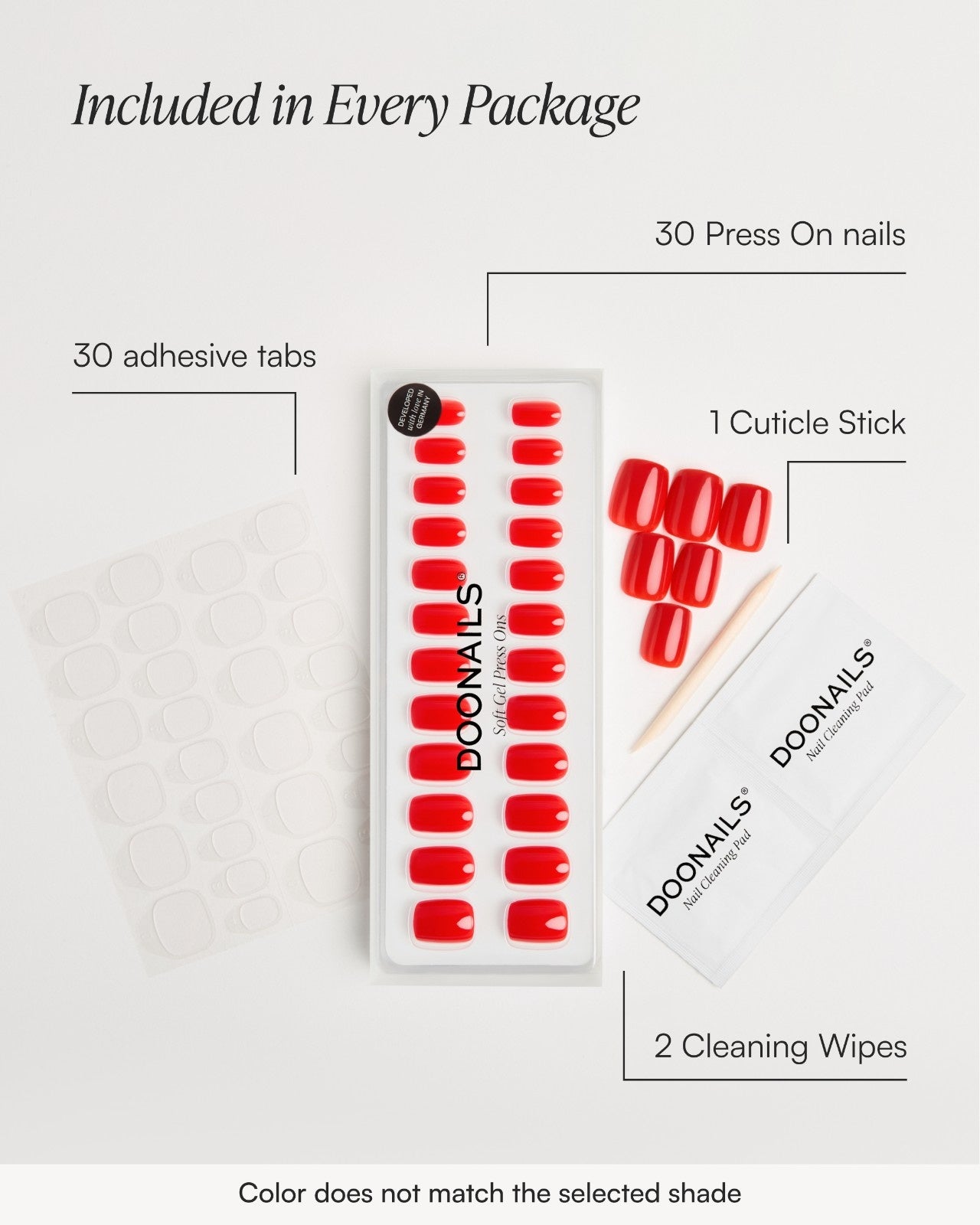 Love Paris Short Square Soft Gel Press Ons - Doonails US
