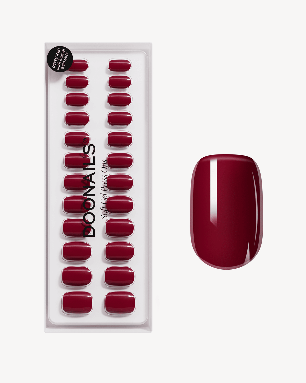 Love Paris Short Square Soft Gel Press Ons - Doonails US