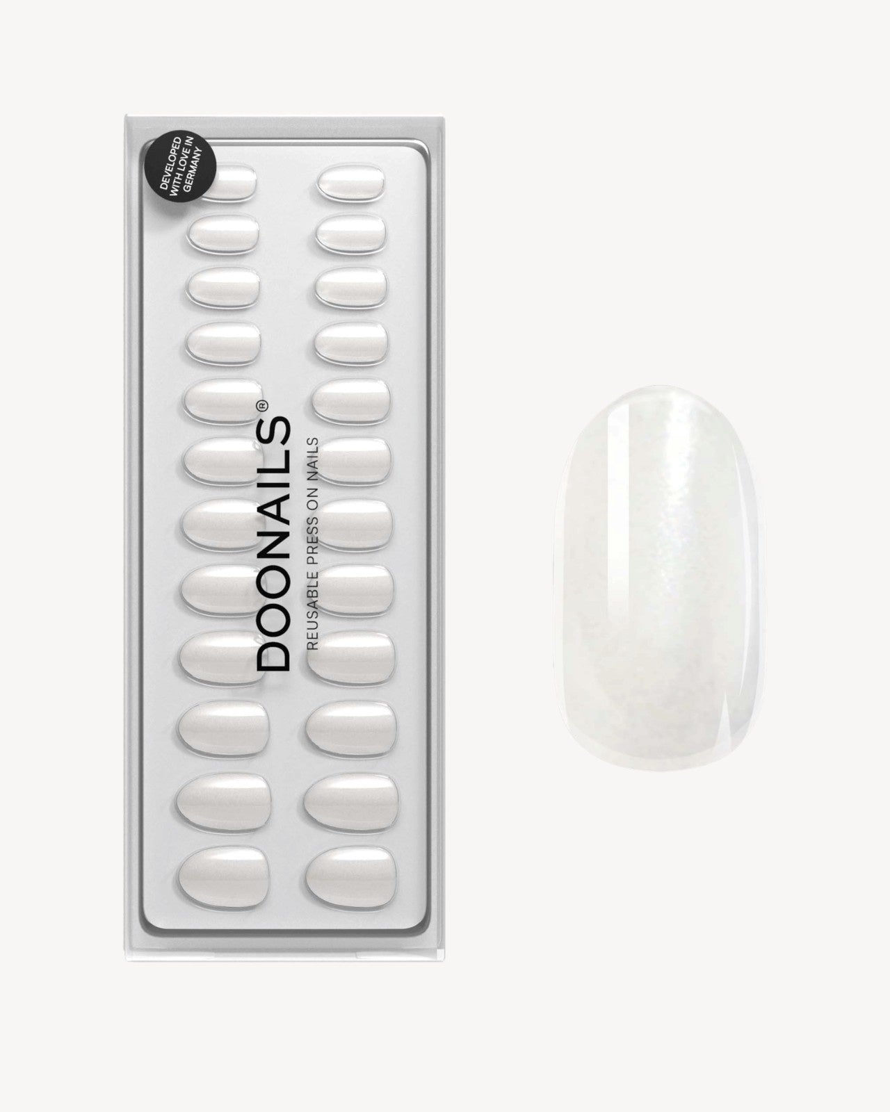 Milkshake Medium Round Soft Gel Press Ons - Doonails US