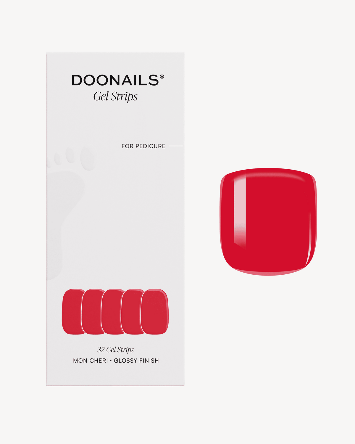 Mon Cheri Pedicure Gel Strips - Doonails US