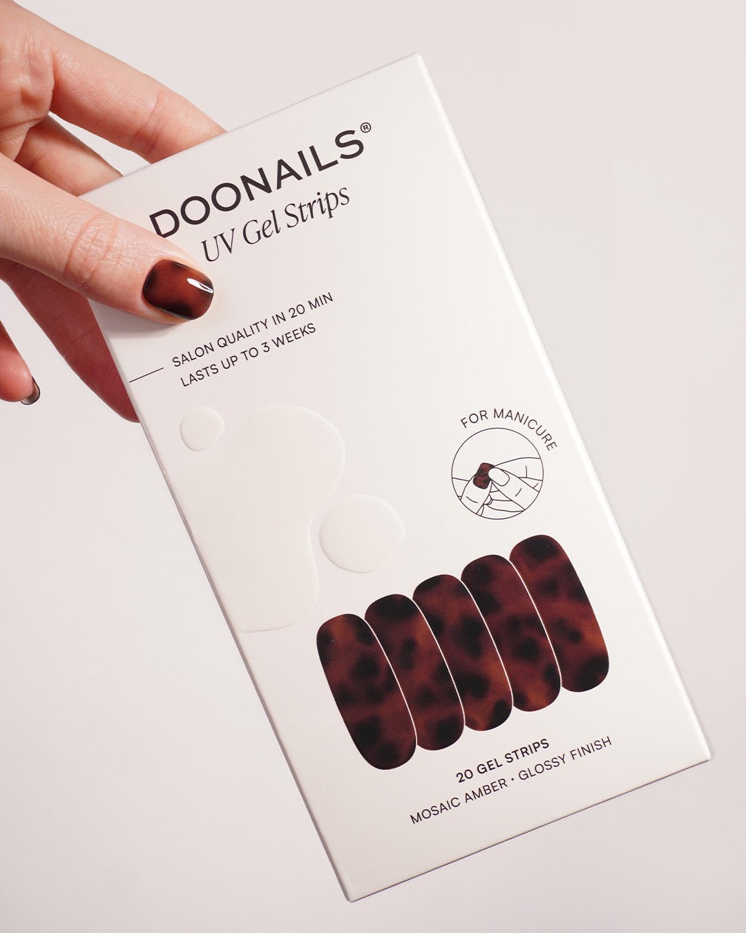 Mosaic Amber Gel Strips - Doonails US