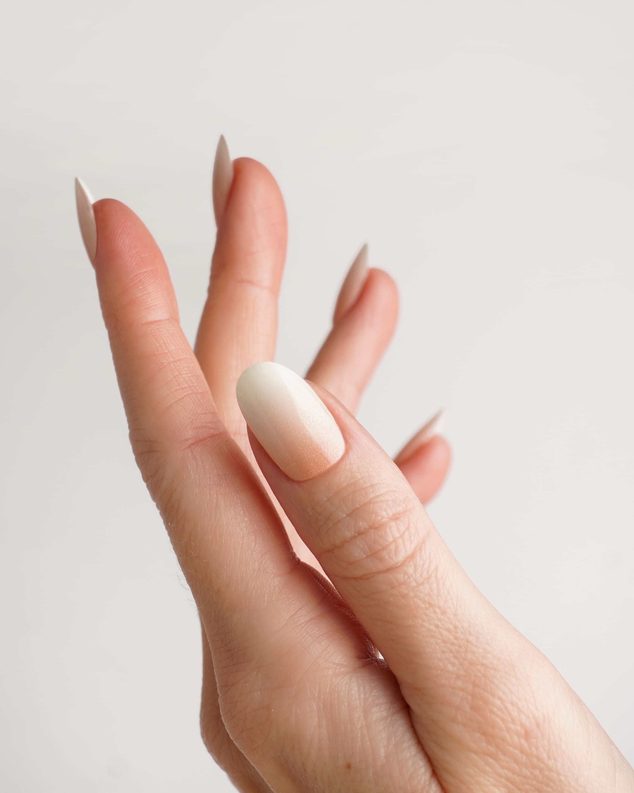 Nude Glitter Babyboomer Gel Strips - Doonails US
