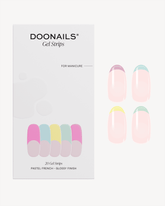 Pastel French Gel Strips - Doonails US