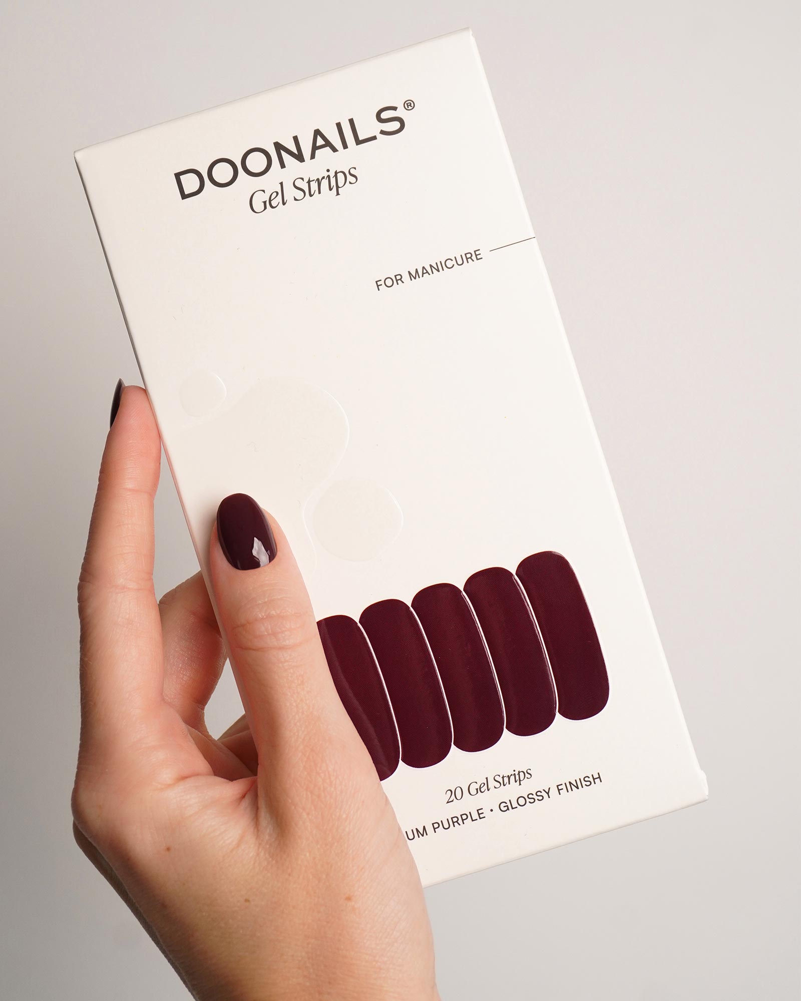 Plum Purple Gel Strips - Doonails US