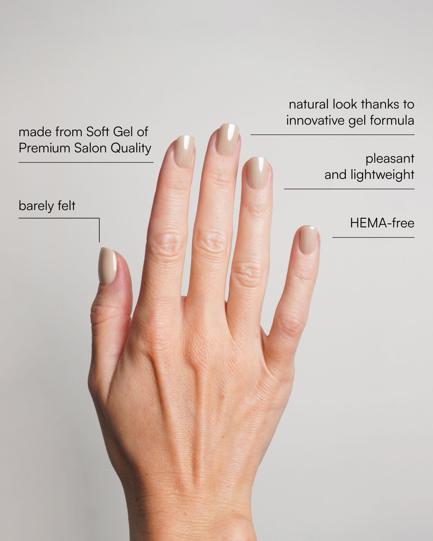 Toffee Extra Short Square Soft Gel Press Ons - Doonails US