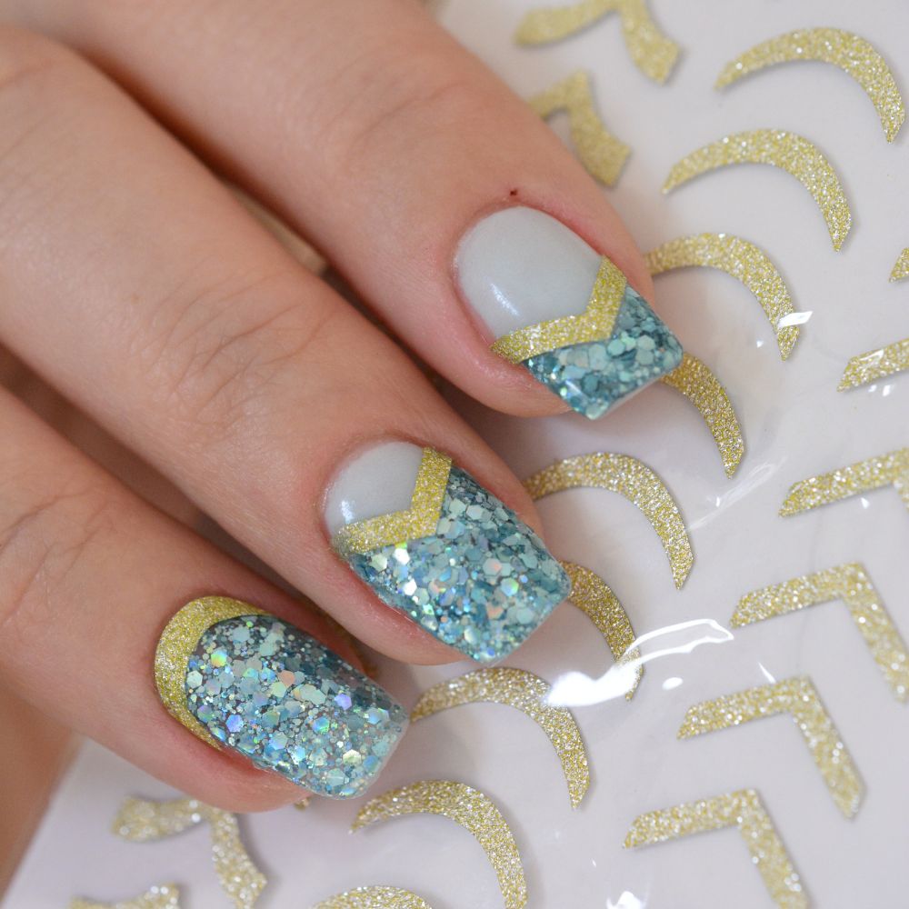 Nail Sticker Bundle (+ Free Tweezers)