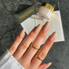 Lines stickers - gold glitter